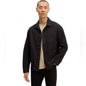 Everlane Black Cotton Chore Jacket Men’s Size Small Denim Utility